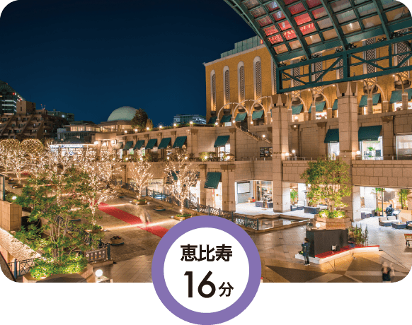 恵比寿16分